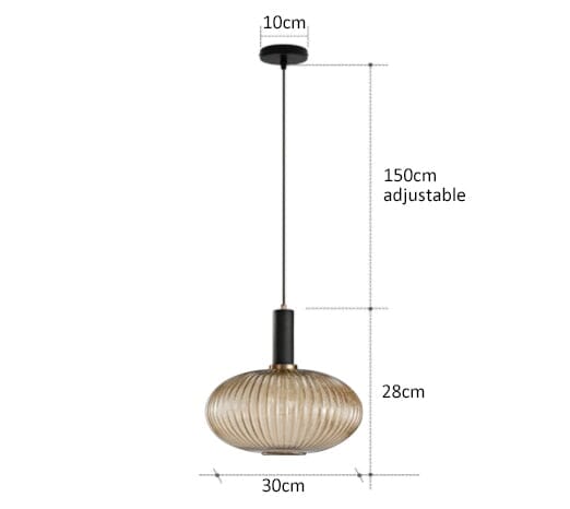 Omnay Retro Glass Pendant Lights