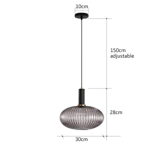 Omnay Retro Glass Pendant Lights