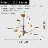 Nexus Chandelier gold ceiling pendant