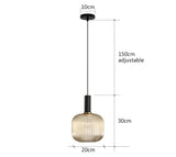 Omnay Retro Glass Pendant Lights