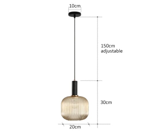 Omnay Retro Glass Pendant Lights