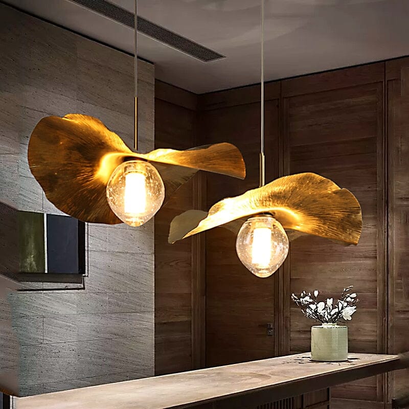 Nordic Golden Shell Chandelier