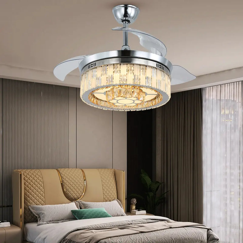 Changeable 3 Blades Home Kitchen Ceiling Fan With Led Lights