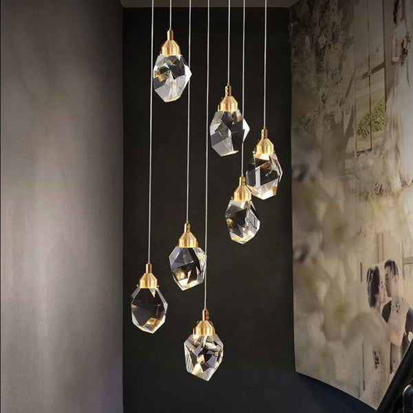 Modern Nordic Crystal Chandelier