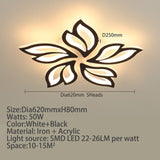 Flower Pattern LED Acrylic Hanging Light Fixtures