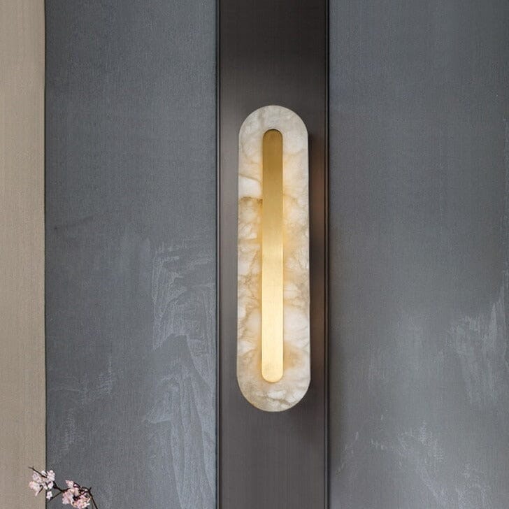 Marble Round Wall Light