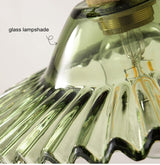 Braided Wire Glass Pendant Color Lamp