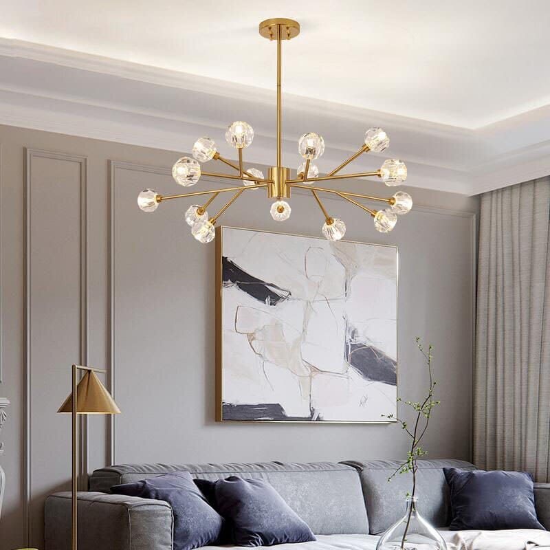 Modern Crystal Ball LED Chandelier