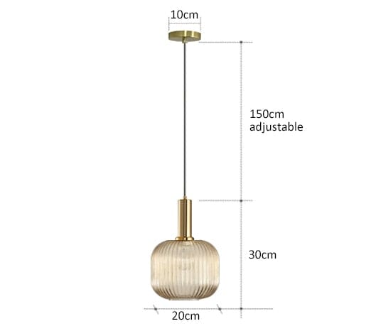 Omnay Retro Glass Pendant Lights