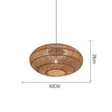 Natural Rattan Hand-woven Pendant Light