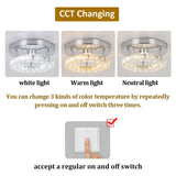 Katie K9 Crystal Circle Ceiling Lamp