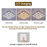 Nina 5 Ring Crystal Control Smart LED Chandelier