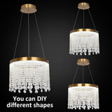 Modern Crystal Round Chandelier