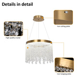 Modern Crystal Round Chandelier
