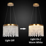 Modern Crystal Round Chandelier