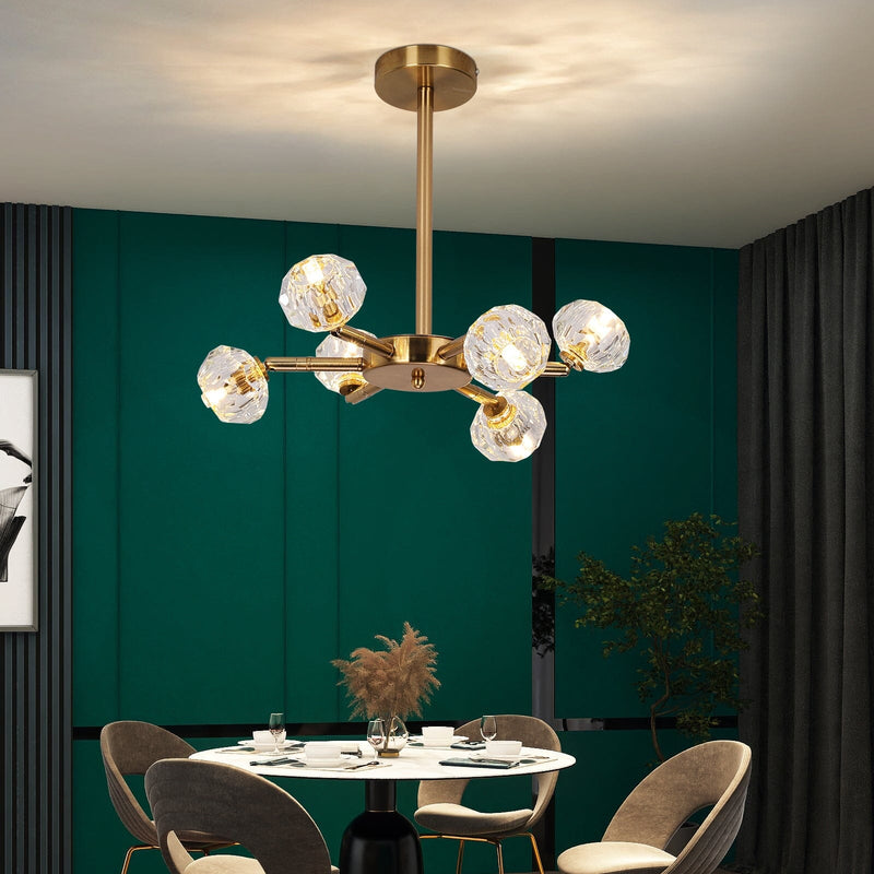 Crystal LED Hanging Light Fixture