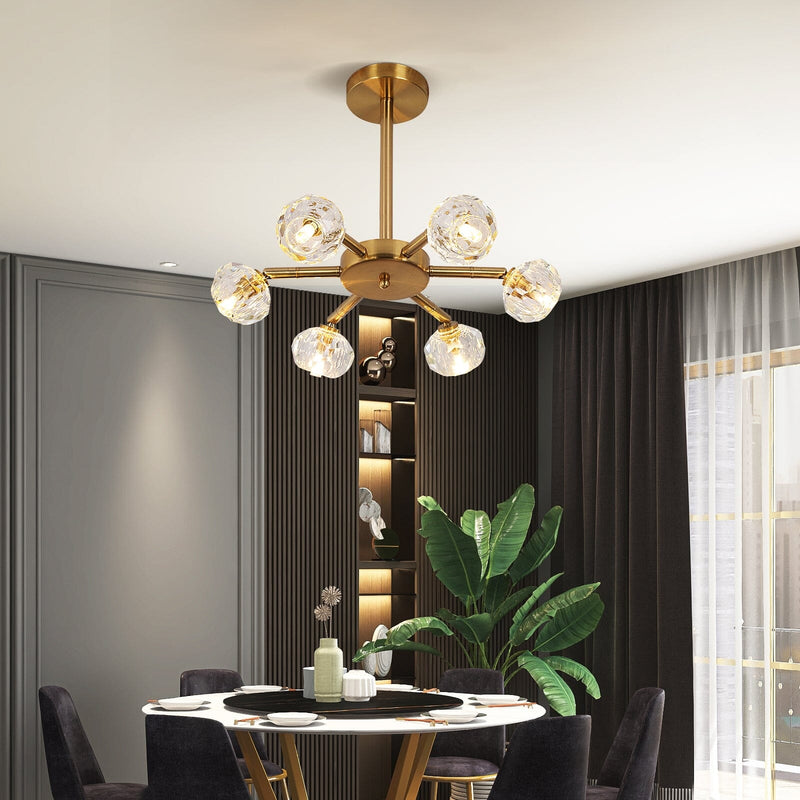 Crystal LED Hanging Light Fixture