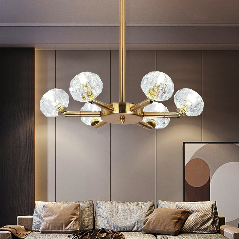Crystal LED Hanging Light Fixture
