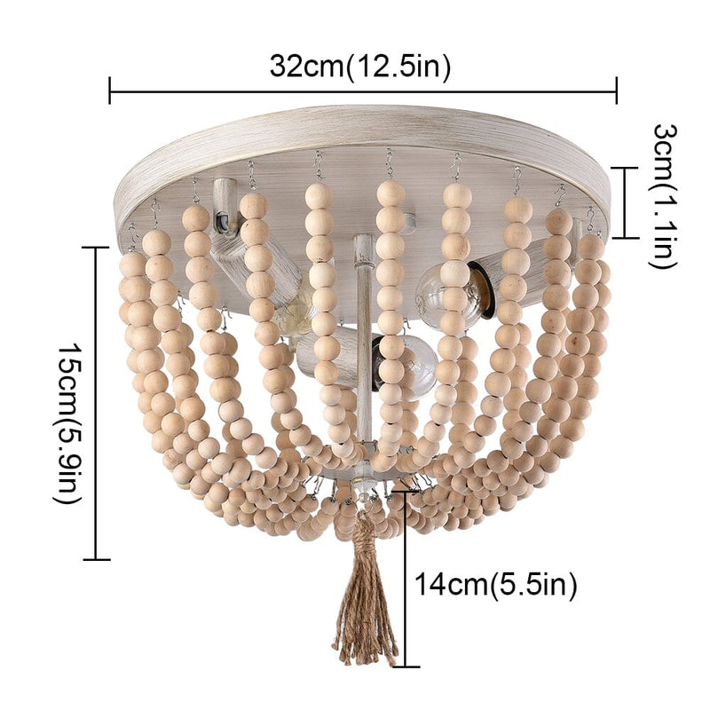 Boho Farmhouse Style Ceiling Lamp