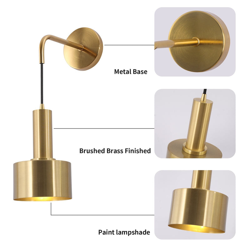 Creative Gold Adjustable Wall Lamps