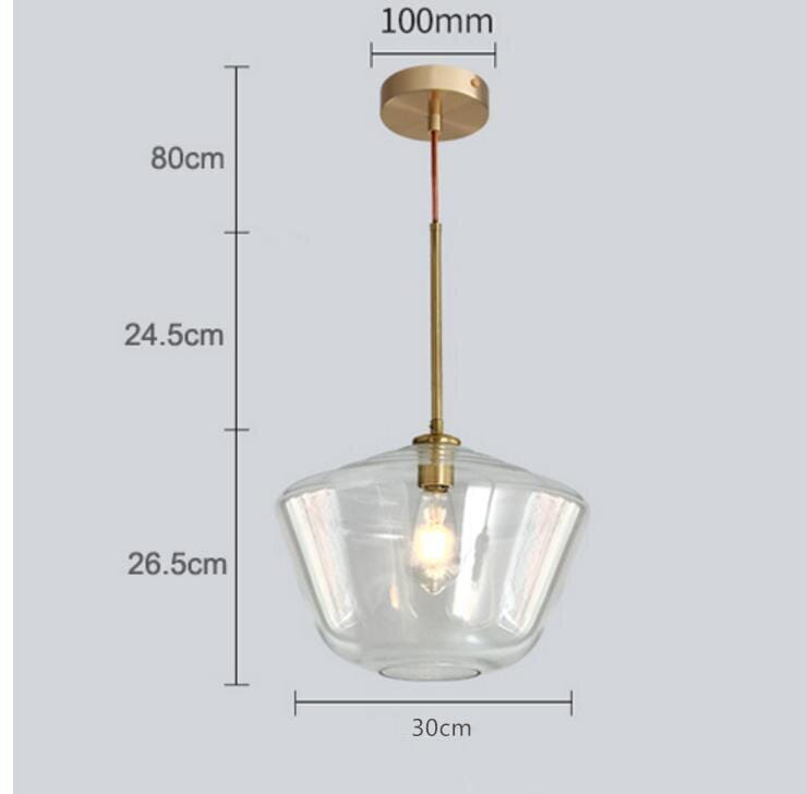Monica Designer Glass Pendant