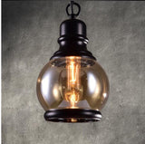 Retro Hanging Glass Pendant Lamps