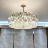 Charzetta Crystal Black Chandelier
