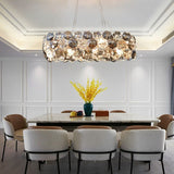 Kara Post-modern Crystal Wrought Iron Chandelier