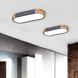 Wooden decorative Remote Control Ceiling Lamps