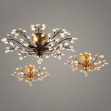 Flower Vintage K9 Crystal Ceiling Lights