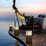 Premium Japanese Square Courtyard Lamp
