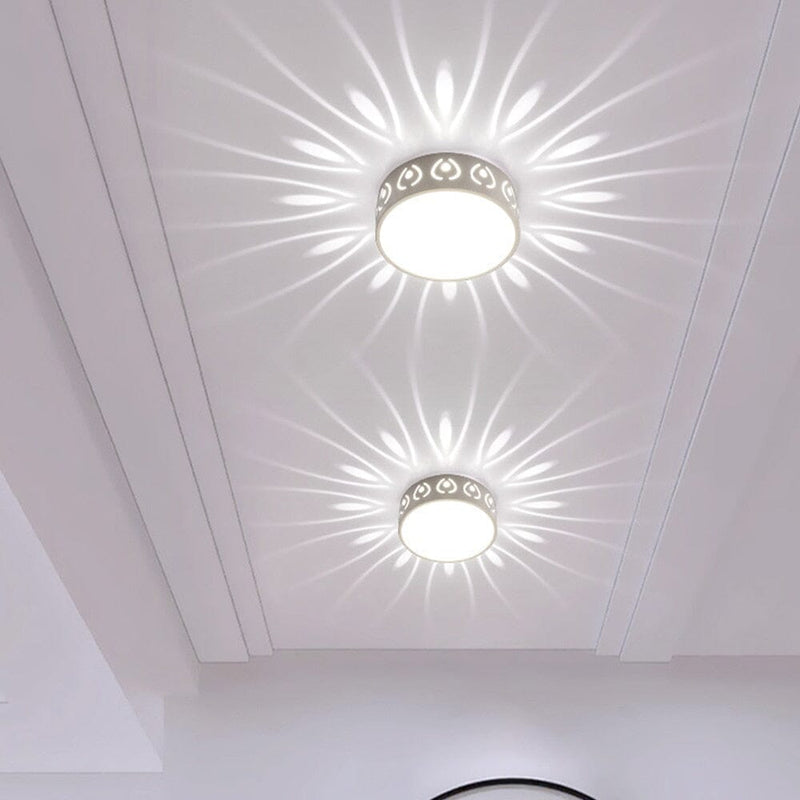 Round Modern Surface Mount Ceiling Lamps
