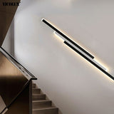Long Strip Stepless Dimming LED Outdoor Wall Sconce Light