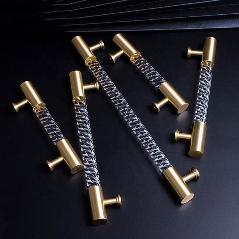 Lumiq Acrylic Crystal Cabinet Handle