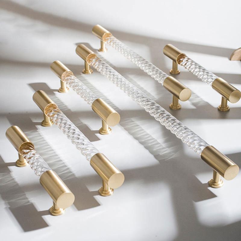 Lumiq Acrylic Crystal Cabinet Handle