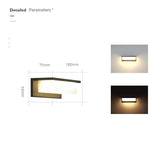 Energy efficiency Long Strip Balcony Staircase Wall Lamp