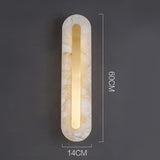 Marble Round Wall Light