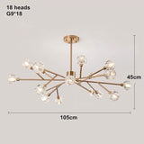 Modern Crystal Ball LED Chandelier