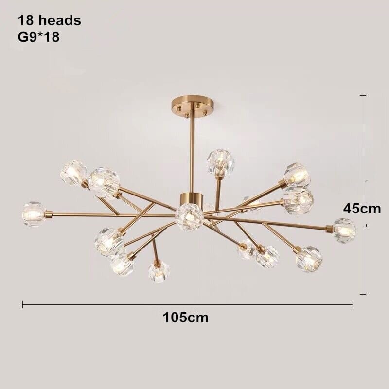 Modern Crystal Ball LED Chandelier