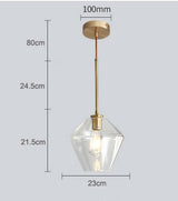 Monica Designer Glass Pendant