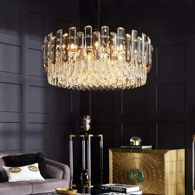 Timothy Modern Luxury Living Room Round K9 Lamp