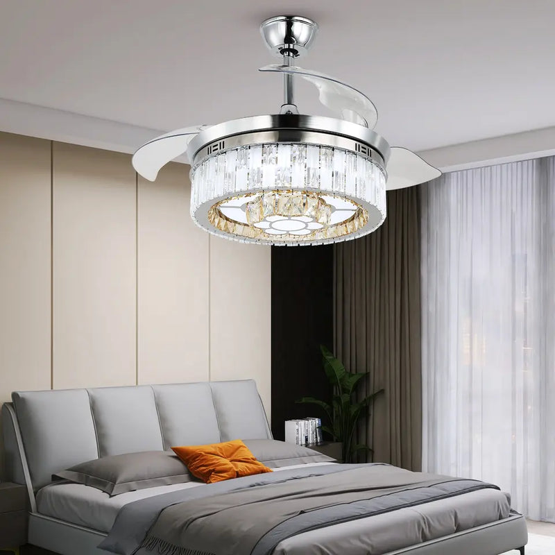 Changeable 3 Blades Home Kitchen Ceiling Fan With Led Lights
