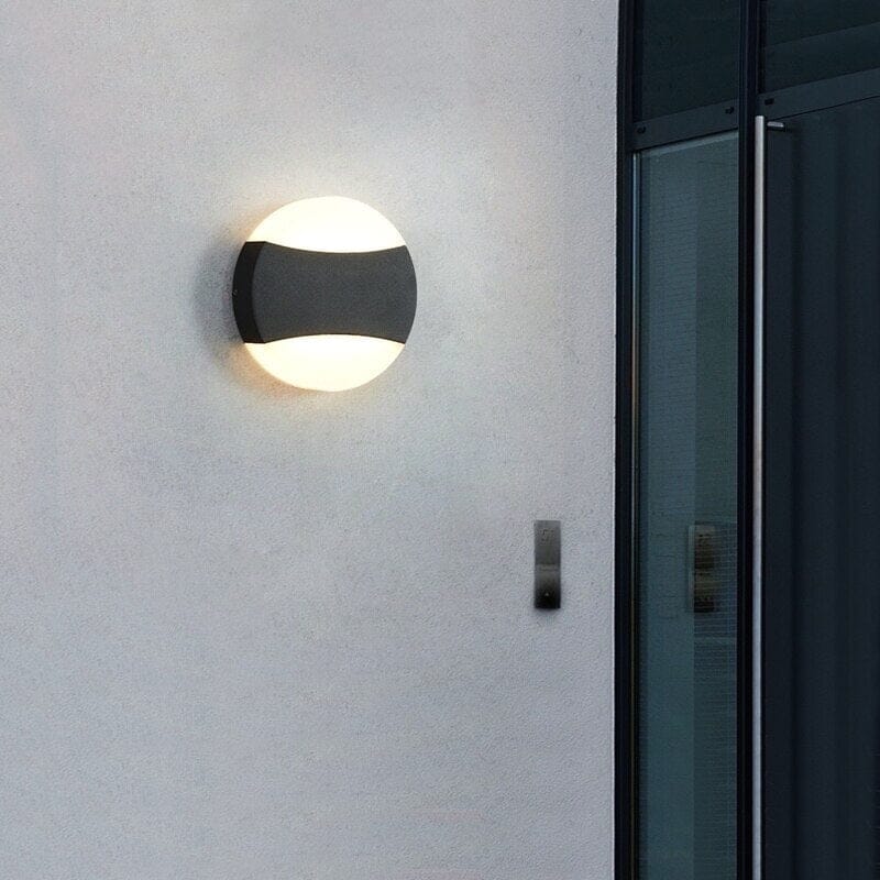 Waterproof Circle Outdoor Wall Light