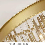 Modern Gemima Round Golden Crystal Chandelier