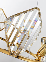 Diamond crystal wall lamp