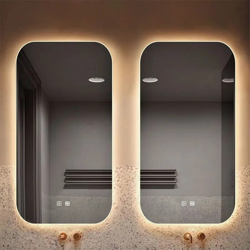 Anti-fog Bathroom LED Light Makeup Mirror