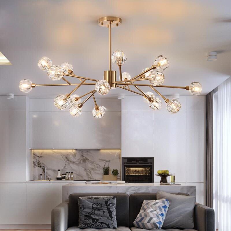 Modern Crystal Ball LED Chandelier