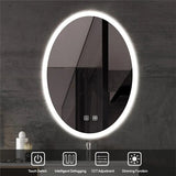 Smart LED Light Anti-fog Makeup Mirror