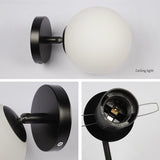 Nordic Minimalist Round Glass Ball Ceiling Lamp