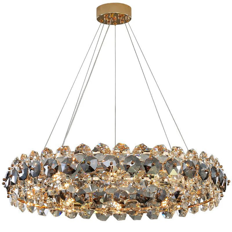 Maya Round Crystal Chandelier